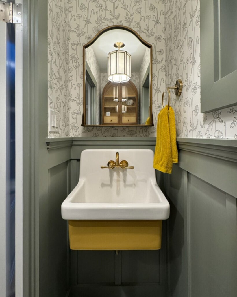 Powder room remodel in Narberth PA by JNG Construction