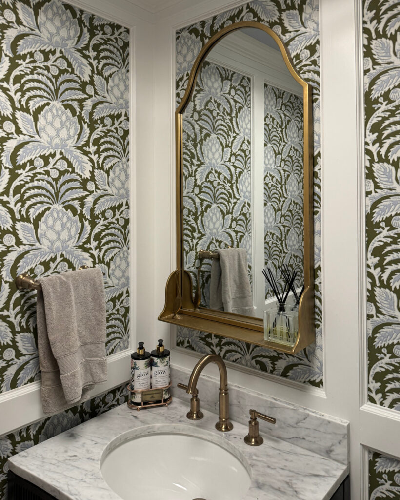 Powder room remodel in Wynnewood PA by JNG Construction