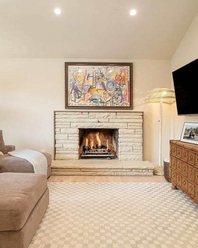 Fireplace renovation in Haddonfield NJ by JNG Construction