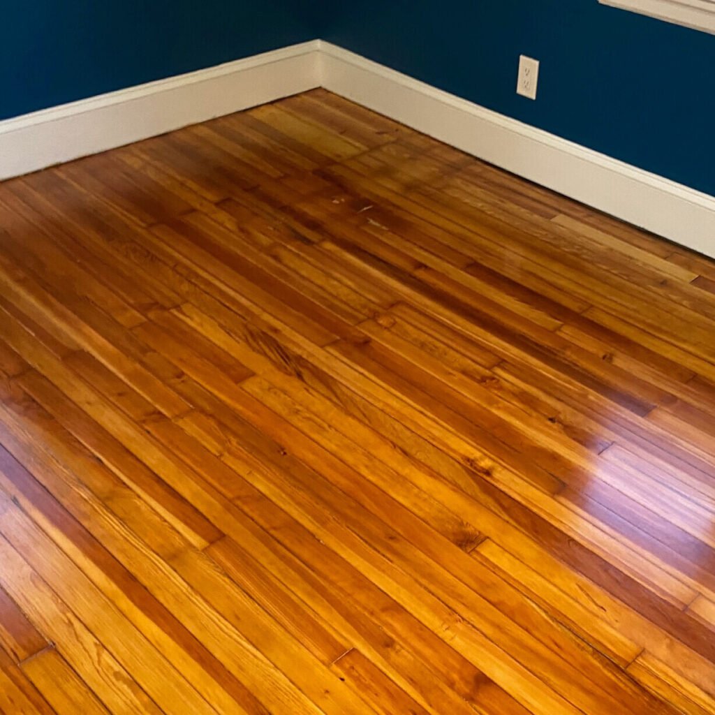 Hardwood floor restoration in Haverford PA by JNG Construction